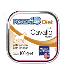 FORZA10 Solo Diet, šunims, arklienos paštetas, 100 g