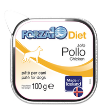 FORZA10 Solo Diet, šunims, vištienos paštetas, 100 g