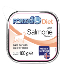 FORZA10 Solo Diet šunims, lašišos paštetas, 100 g