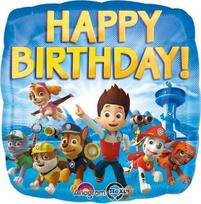 AMSCAN folijos balionas Su gimtadieniu Paw Patrol Ryder