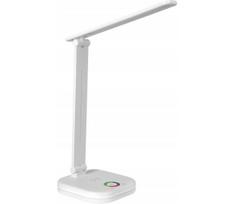 LED RGBW stalo lempa su reguliuojamu ryškumu ir belaidžiu įkrovimu LED/7W/5V USB balta