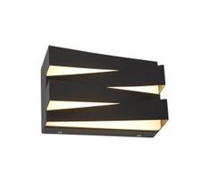 Searchlight 86410BK - LED sieninis šviestuvas SECTION LED/18W/230V juodas