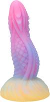 Doc Johnson Fantasy Fuckers Dragon's Tongue Vac-U-Lock silikoninis dildo - Daugiaspalvis