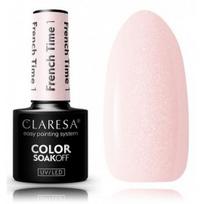 Claresa Color Soak Off UV / LED French Time ilgalaikis hibridinis nagų lakas - 1