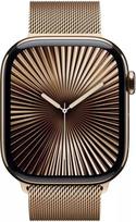 Apple Watch 10 GPS + Cellular 42mm Gold Titanium Milanese Loop Złoty  (MX083QF/A) | MX083QF/A | 0195949563492