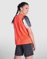 Unisex kvėpuojanti sportinė liemenė ROMA, fluorescencinis koralas