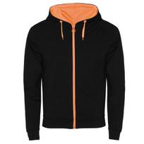 Sportinė striukė vyrams FUJI, juoda/fluoro oranžinė