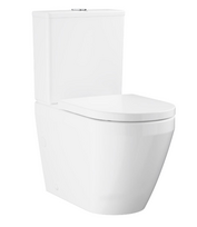floorstanding WC with QR/SC cover EuroCeramic Triple Vortex, 365x673 mm, universal outlet, white 102513SH00