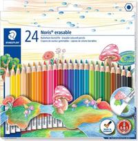 Staedtler - Noris erasable colour pencils with eraser – 24 pcs (144 50NC24)