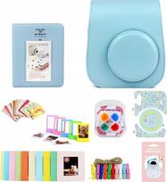 Cover LoveInstant Set 8w1 Frame Case Album Fuji Instax Mini 11 - Blue
