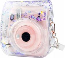 Cover LoveInstant Instax Mini 11 / Transparent Purple Cekines