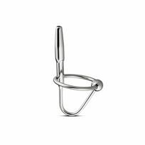 Sinner Gear Unbendable Rimba Stainless Steel Intimate Dilator with Glans Ring, 8 mm