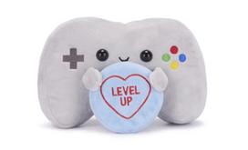 Love Hearts 7" Level Up Game Controller Plush Gift