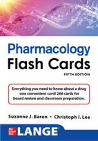 LANGE Pharmacology Flash Cards, Fifth Edition