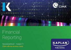 F1 FINANCIAL REPORTING - REVISION CARDS