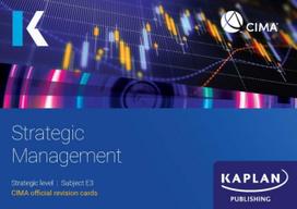 E3 STRATEGIC MANAGEMENT - REVISION CARDS