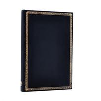 Black Edition Mini Lined Hardcover Journal (Elastic Band Closure)