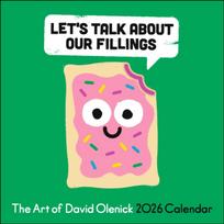 Art of David Olenick 2026 Wall Calendar