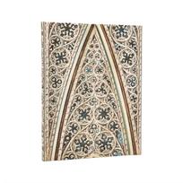 2026 Vault of the Milan Cathedral (Duomo di Milano) Ultra 12-month Vertical Hardcover Flexi Dayplanner 2026 (Wrap Closure)