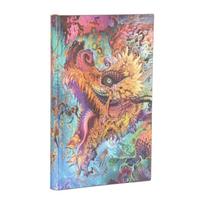 Humming Dragon (Android Jones Collection) Maxi Dot-Grid Softcover Flexi Journal (Elastic Band Closure)