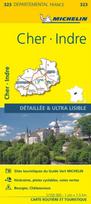 Cher, Indre - Michelin Local Map 323