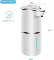Automatinis muilo putų dozatorius, 380 ml, BALTA