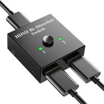 Televizijos imtuvas HDMI perjungiklis 4K, dvikryptis, 2 įvestys, 1 išvestis, 3D/1080P/HD