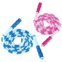 Jumping ropes,Beaded Jump Ropes for Kids and Adults, with Adjustable Length, Jumping Rope for Workout,pink+blue