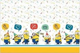 Globos Europe Bv GoDan Plastikinė staltiesė Minionai 2 120x180cm