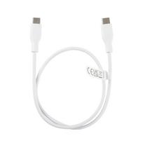 Kabelis DELTACO 1902625 USB-C į USB-C 60W,0.5m,baltas/IPLH-1005