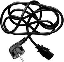 Power cable Logo 230V, CEE7, C13, 2m (65923)