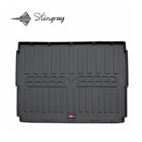 Guminis bagažinės kilimėlis PEUGEOT 3008 2008-2016  (lower trunk) black /6016081