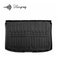 Guminis bagažinės kilimėlis PEUGEOT 307 2001-2008  (hatchback) black /6016111