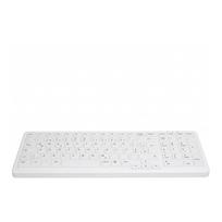 Cherry Active Key SANITIZABLE COMPACT HYGIENE KEYBOARD WITH NUMPAD kabelgebunden / USB / Beleuchtetes Tastenfeld (AK-C7000F-UVS-W/CH)