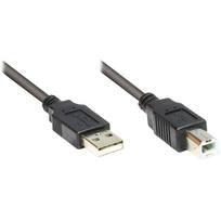 GoodConnections USB 2.0 A > B (ST-ST) 1,8m Adapterkabel Schwarz (2510-2OFS)