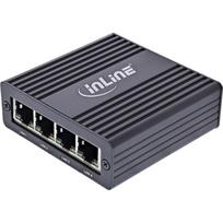 InLine USB-A 3.2 Gen.1 zu 4x RJ45 Gigabit Ethernet Adapter - Adapter - Digital/Daten (33380V)