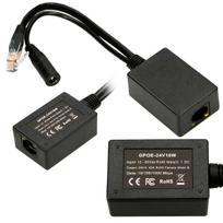 Extralink 1-Port PoE Inverter, Input 1x 1000Mb/s RJ45/Jack 10-24V, Output 24V
