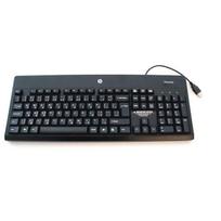 HP 724720-001 - Volle Größe (100%) - USB - Mechanischer Switch - QWERTY - Schwarz