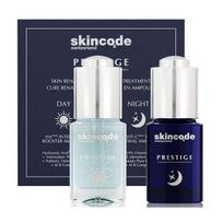 Skincode Prestige Skin Renaissance Ampoule Treatment veido serumų rinkinys (dieninis 15 ml + naktinis 15 ml)