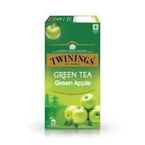 „Twinings“ žalioji arbata su žaliaisiais obuoliais, 25 arbatos pakeliai | 1 pakelio pakuotė | Puikiai subalansuotas ir gaivinantis skonis | Lengvas, vaisių skonis | Mažai kalorijų