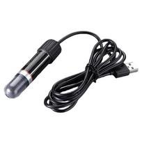 Mini USB akvariumo šildytuvas Gyvūnėlio geriamojo vandens temperatūros reguliatorius Mažas akvariumo pastovios temperatūros šildytuvas Saugus šildymo prietaisas juoda