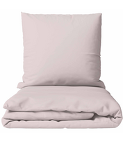 Premium satino patalynės komplektas „Seashell Pink Sateen“ (180x200 cm)