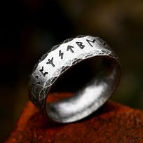 Vintažiniai Odin norvegų vikingų amuletai runų žiedai vyrams Šaunūs nerūdijančio plieno keltų mazgai žiedai Vestuviniai papuošalai Valentino dienos dovanos 7