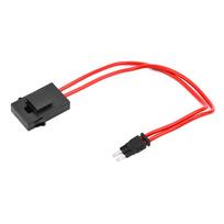 Gaqqee Automobilio modifikacija ACC saugiklių dėžutė Mažas Vidutinis Micro2 Mini Standartinis saugiklio maitinimo lizdas Lossless saugiklio paėmimo laikiklis 16AWG