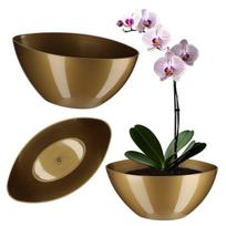 Vazono uždangalas Glossy Gold, auksinis, 30 cm
