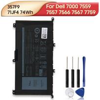 Įkraunama ličio baterija, skirta Dell Inspiron 15  7000 7566 7759 7559 7567 7557 357F9 71JF4 nešiojamojo kompiuterio baterija 74Wh