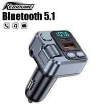 KEBIDUMEI HM101 Automobilinis Bluetooth imtuvas FM siųstuvas TYPE-C PD20W QC 3.0 Automobilinis įkroviklis Skaitmeninis ekranas Adapteris Palaiko AUX Audio