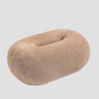 Homla Luncta rudas pufas 82×52×34 cm – modernus komfortas jūsų namams