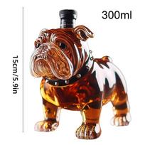 Whiskey Bottle Bulldog Decorative Alcohol Decanter Alcohol Decanter for Restaurants Shelves Collectible Liquor Bottle gryna
