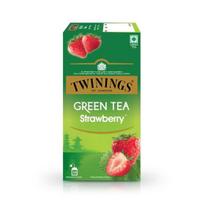 Twinings žalioji arbata su braškėmis, 25 arbatos maišeliai| 1 pakuotė| Puikiai subalansuotas ir gaivinantis skonis| Lengvas, vaisinis skonis| Mėgaukitės karšta arba šalta arbata